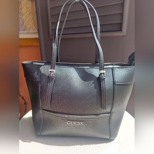 Black Guess Tote Bag